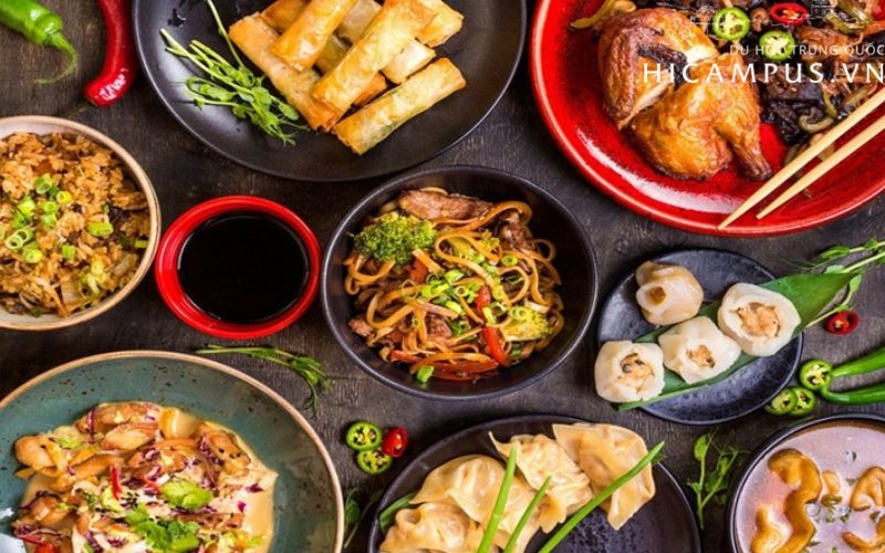 Các loại món ăn xuất hiện trong ẩm thực Trung Hoa